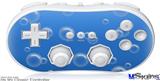 Wii Classic Controller Skin - Bubbles Blue