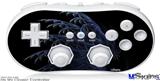 Wii Classic Controller Skin - Blue Fern