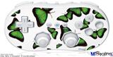 Wii Classic Controller Skin - Butterflies Green