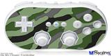 Wii Classic Controller Skin - Camouflage Green