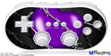 Wii Classic Controller Skin - Barbwire Heart Purple