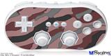 Wii Classic Controller Skin - Camouflage Pink