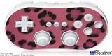 Wii Classic Controller Skin - Leopard Skin Pink