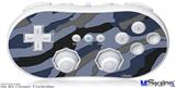 Wii Classic Controller Skin - Camouflage Blue