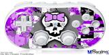 Wii Classic Controller Skin - Purple Princess Skull