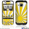 HTC Droid Eris Skin - Rising Sun Japanese Yellow
