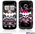 HTC Droid Eris Skin - Scene Skull Splatter