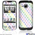 HTC Droid Eris Skin - Pastel Hearts on White