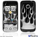 HTC Droid Eris Skin - Metal Flames Chrome