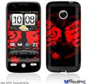 HTC Droid Eris Skin - Oriental Dragon Red on Black