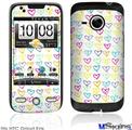 HTC Droid Eris Skin - Kearas Hearts White