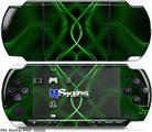 Sony PSP 3000 Skin - Abstract 01 Green
