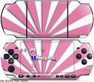 Sony PSP 3000 Skin - Rising Sun Japanese Pink