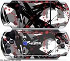 Sony PSP 3000 Skin - Abstract 02 Red