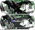 Sony PSP 3000 Skin - Abstract 02 Green