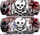 Sony PSP 3000 Skin - Skull Splatter