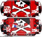 Sony PSP 3000 Skin - Emo Skull 5