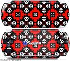 Sony PSP 3000 Skin - Goth Punk Skulls