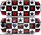 Sony PSP 3000 Skin - Hearts and Stars