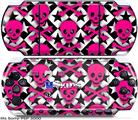 Sony PSP 3000 Skin - Pink Skulls and Stars