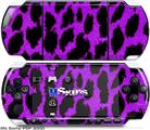 Sony PSP 3000 Skin - Purple Leopard