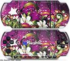 Sony PSP 3000 Skin - Grungy Flower Bouquet