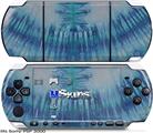 Sony PSP 3000 Skin - Tie Dye All Blue Stripes