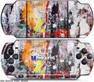 Sony PSP 3000 Skin - Abstract Graffiti