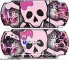 Sony PSP 3000 Skin - Pink Skull