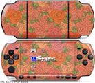 Sony PSP 3000 Skin - Flowers Pattern Roses 06