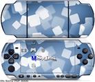 Sony PSP 3000 Skin - Bokeh Squared Blue