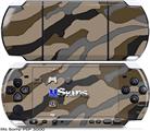 Sony PSP 3000 Skin - Camouflage Brown