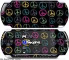 Sony PSP 3000 Skin - Kearas Peace Signs Black