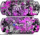 Sony PSP 3000 Skin - Butterfly Graffiti