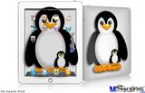 iPad Skin - Penguins on White