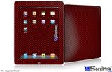 iPad Skin - Carbon Fiber Red