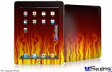 iPad Skin - Fire Flames on Black