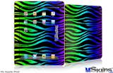 iPad Skin - Rainbow Zebra