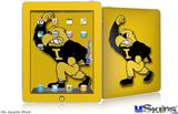 iPad Skin - Iowa Hawkeyes Herky on Gold
