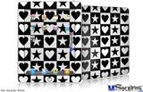 iPad Skin - Hearts And Stars Black and White