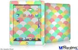 iPad Skin - Brushed Cirlces Multi Light