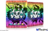 iPad Skin - Cartoon Skull Rainbow