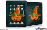 iPad Skin - Halloween Mean Jack O Lantern Pumpkin