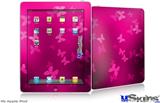 iPad Skin - Bokeh Butterflies Hot Pink