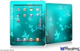 iPad Skin - Bokeh Butterflies Neon Teal