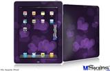 iPad Skin - Bokeh Hearts Purple