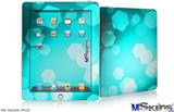 iPad Skin - Bokeh Hex Neon Teal