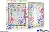iPad Skin - Kearas Flowers on White