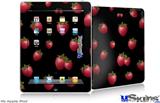 iPad Skin - Strawberries on Black