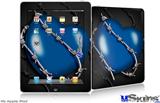 iPad Skin - Barbwire Heart Blue